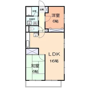 レジデンス永田台【1階】の間取り