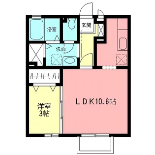 リヴェールII【2階】の間取り