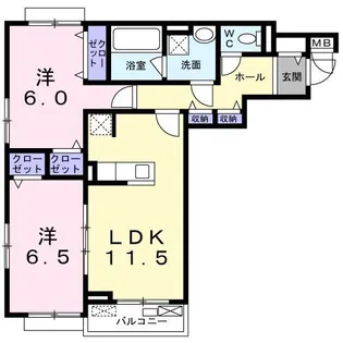 エフ ヒルサイドテラス【3階】の間取り