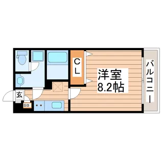 アリュール通町【3階】の間取り