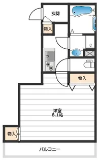 フレスコときわ台【3階】の間取り