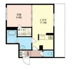 アドラー奥沢【1階】の間取り