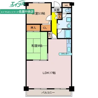 ロイヤルマンション【3階】の間取り