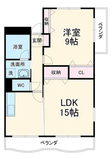 ボンベルソ【2階】の間取り