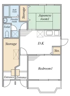 ニュープレーンヒルズ C棟【1階】の間取り