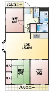 パールハイム【1階】の間取り