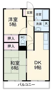 メイフェアー鹿島田NO.5【2階】の間取り