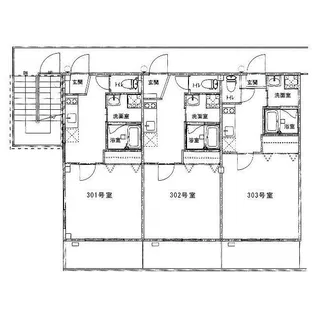 戸蒔ビル【3階】の間取り