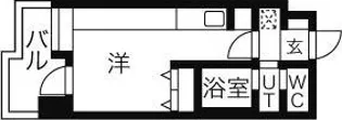 ラヴィータ410【5階】の間取り
