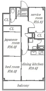 T’s garden西八王子EAST【1階】の間取り
