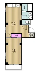 シャトーボワ【3階】の間取り