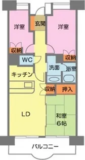 スターブル塩浜【3階】の間取り
