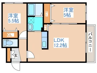 Riso Lucia【4階】の間取り
