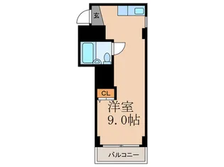 クイ-ンレジデンス【4階】の間取り