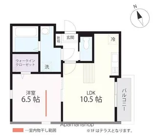 QUIET CRAB HOUSE TOGETHER 和田町(仮)【3階】の間取り