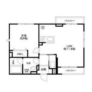 メゾン22WEST【2階】の間取り