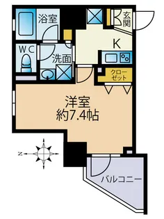クレイシア入谷【14階】の間取り