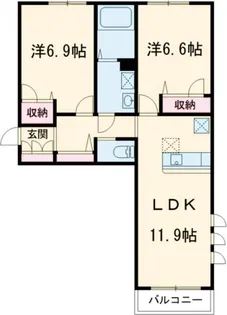 神楽コート上桂【3階】の間取り
