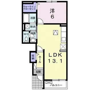 パルティーレ II【1階】の間取り
