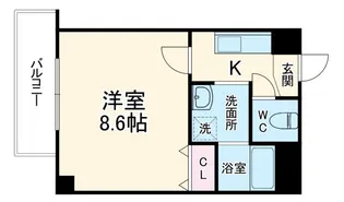 アヴェーレ早苗町【2階】の間取り
