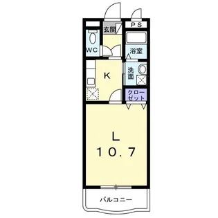 タウンコートF【3階】の間取り