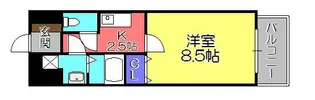 シャンヴィルI番館【3階】の間取り