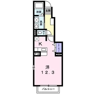 ブルーベリーヒル【1階】の間取り