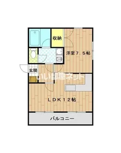 プランドル深谷【1階】の間取り