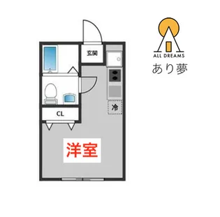 DEN鶴見市場(デンツルミイチバ)【1階】の間取り