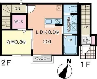 Risa【2階】の間取り