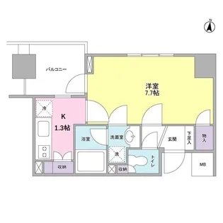K’S新中野【9階】の間取り