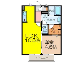 アビタシオン【2階】の間取り