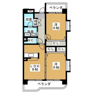 フリューリンク10【2階】の間取り