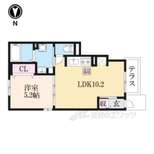 シャルマン東寺南VI【1階】の間取り