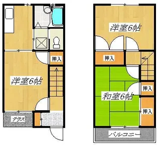 ヤマサホーフ【1階】の間取り