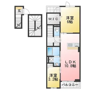ネーベン パーク 7182【3階】の間取り