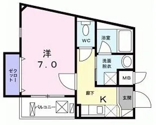 大山Place【1階】の間取り