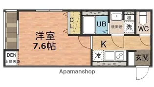 アーベル市川【1階】の間取り