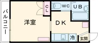 ハイツケンユー【2階】の間取り