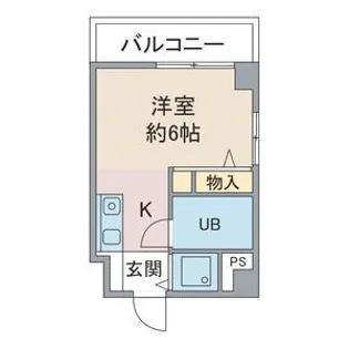 アネックス春日野【6階】の間取り