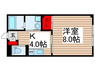 ショコラ・ノワール【2階】の間取り