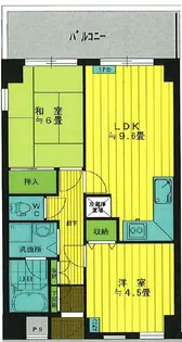 カスタム光ヶ丘【6階】の間取り