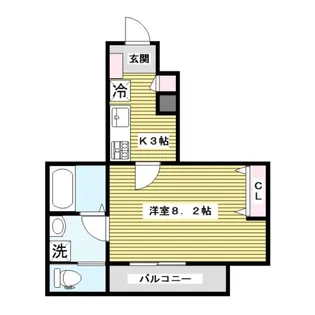 wisteria【2階】の間取り