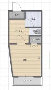 エレイネ黒髪【2階】の間取り