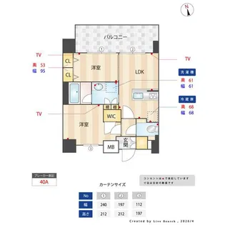 CORVAL本郷三丁目【7階】の間取り