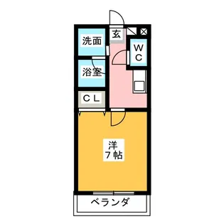 ポートタウンドルフィンII【2階】の間取り