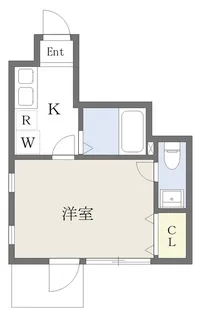 メリス西新宿【1階】の間取り