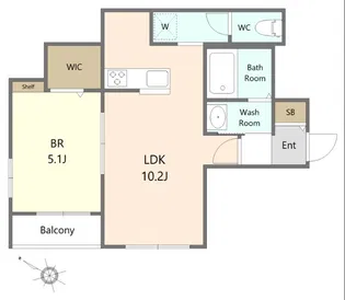 The Residence田園調布【3階】の間取り