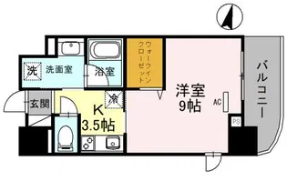 エトワール尼崎【4階】の間取り
