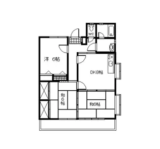 グランベール【4階】の間取り